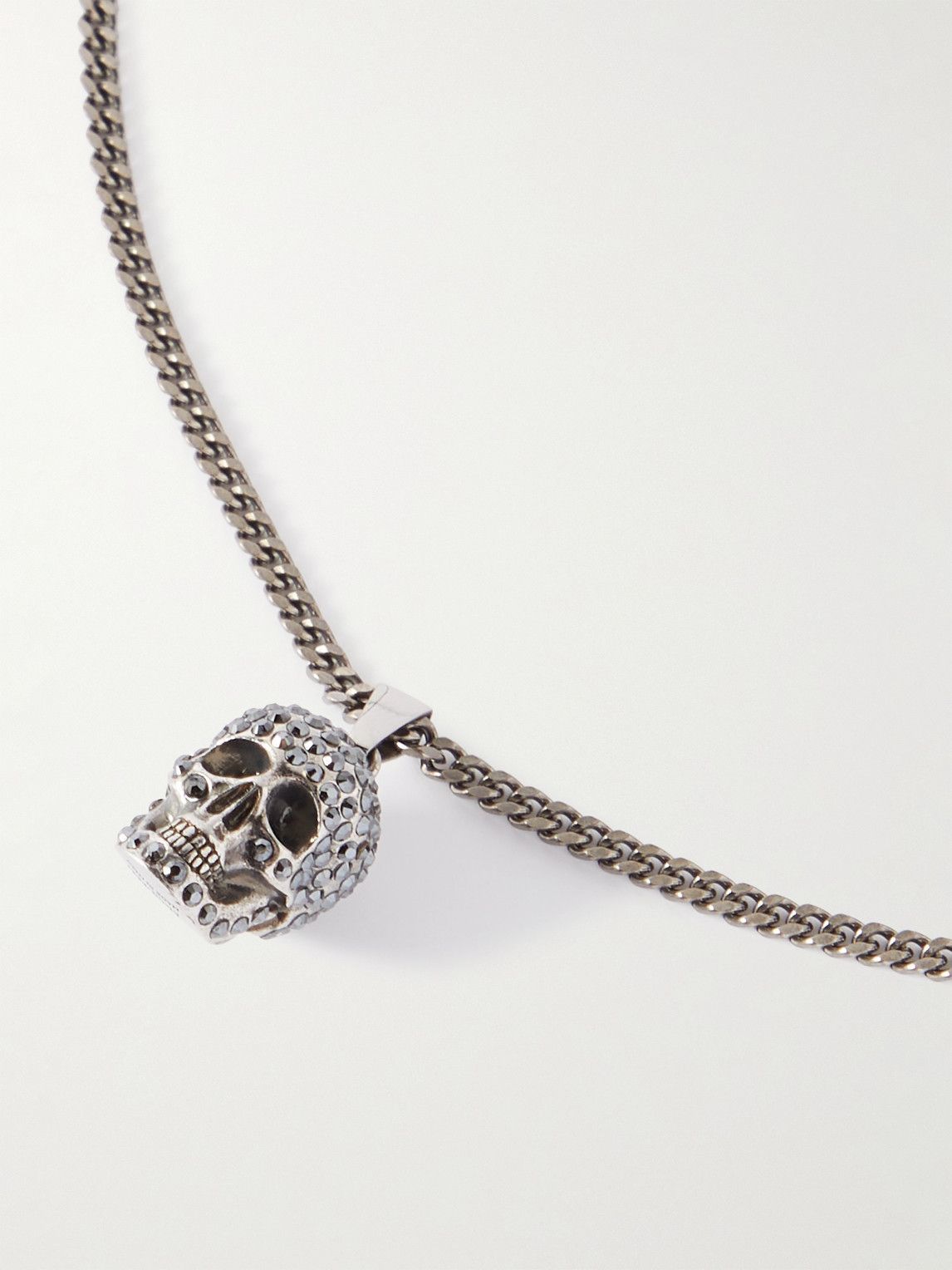 Collier Alexander McQueen à Pendentif Squelette - Style Gothique, Argenté Et Doré, Occasion