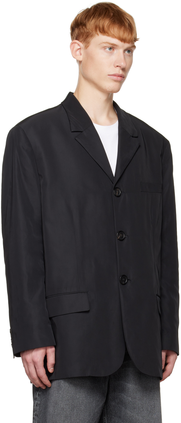 Acne Studios Black Tailored Blazer Acne Studios