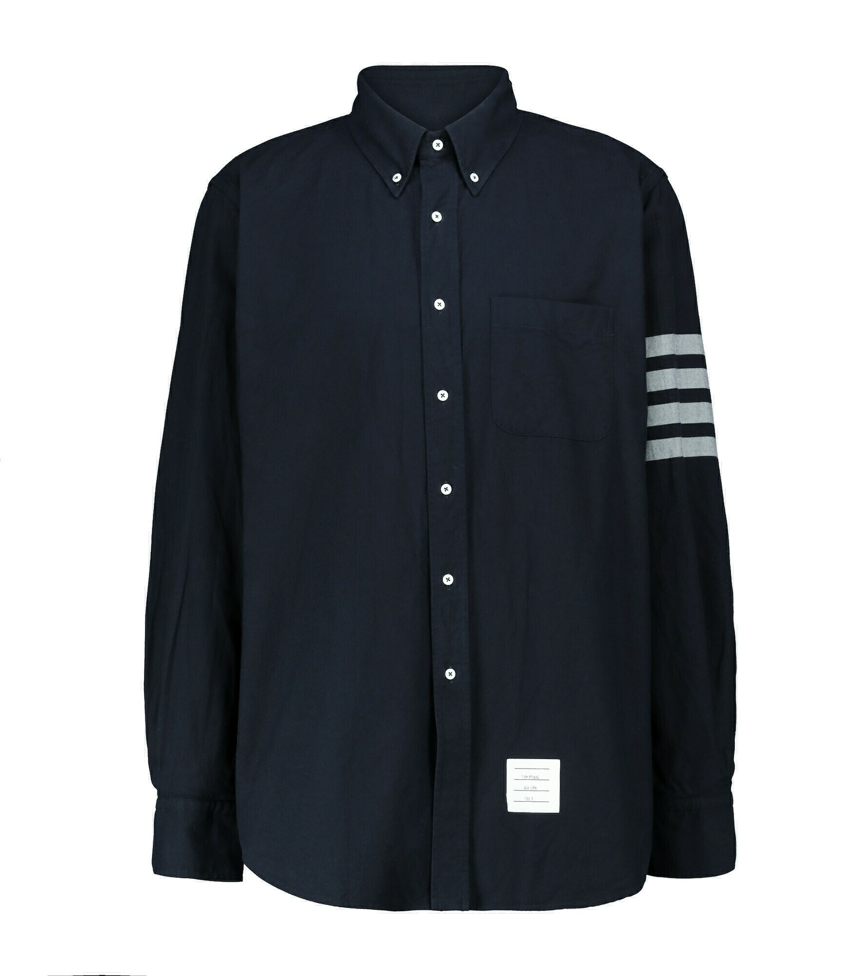 Thom Browne - 4-Bar cotton long-sleeved shirt Thom Browne