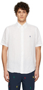 Polo Ralph Lauren White Linen Classic Fit Shirt