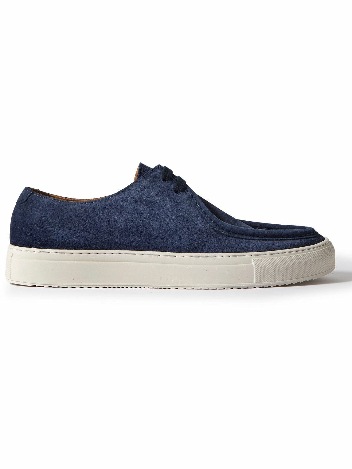 Mr P. - Larry Regenerated Suede by evolo® Derby Shoes - Blue Mr P.