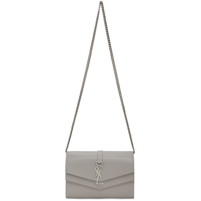 ysl light grey bag