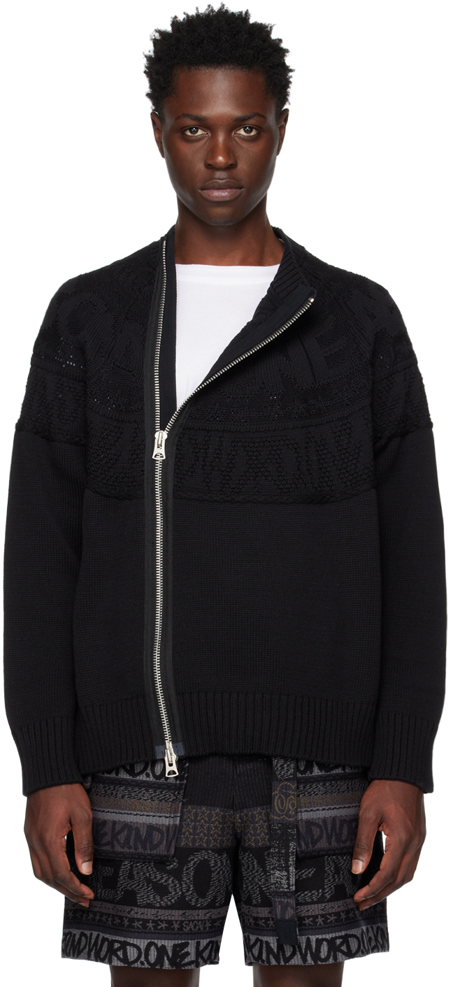 sacai all black