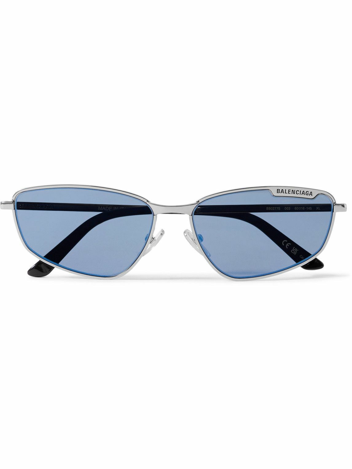 Balenciaga CatEye SilverTone Sunglasses Balenciaga