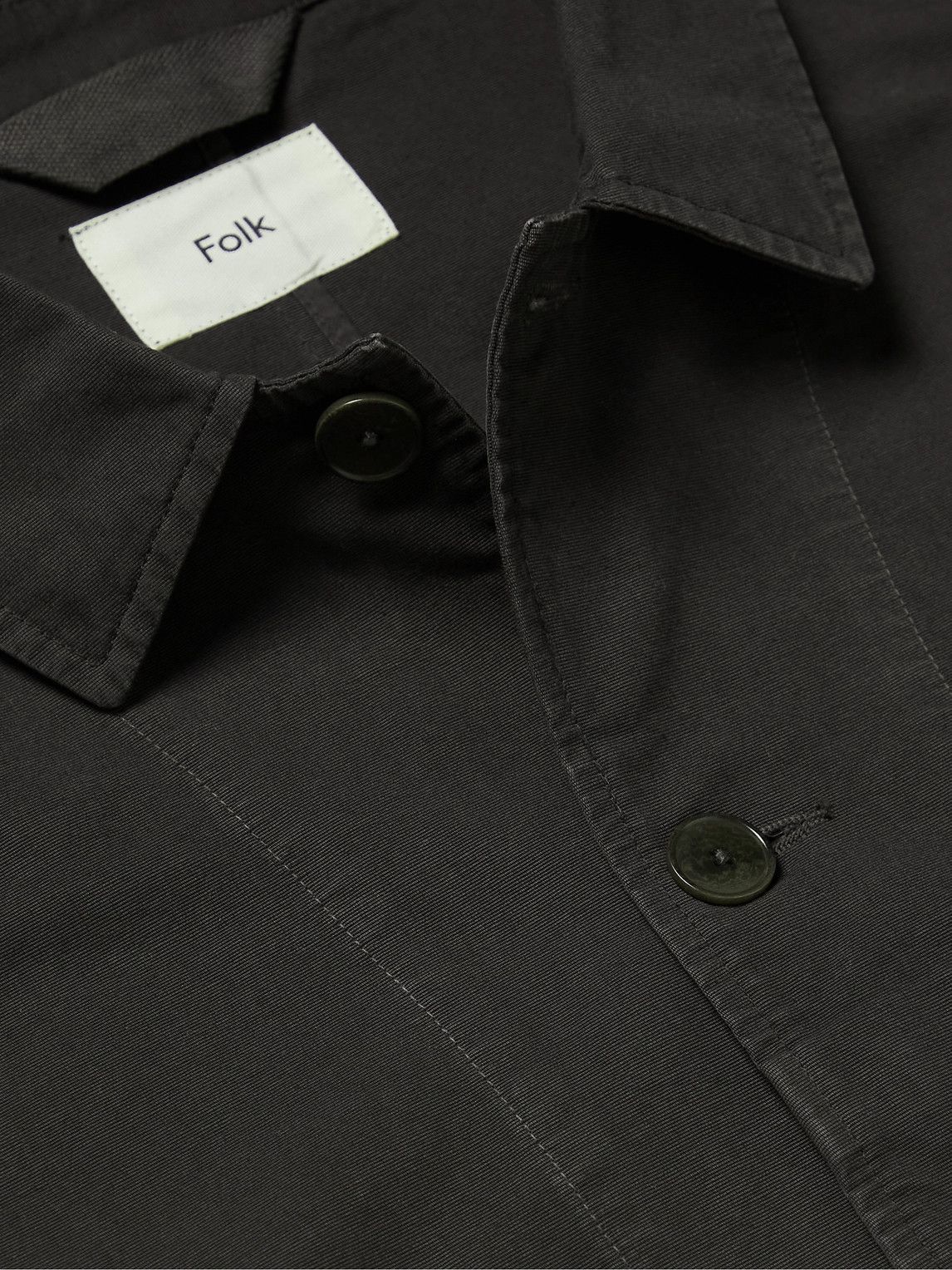 Folk CottonDrill Jacket Gray Folk