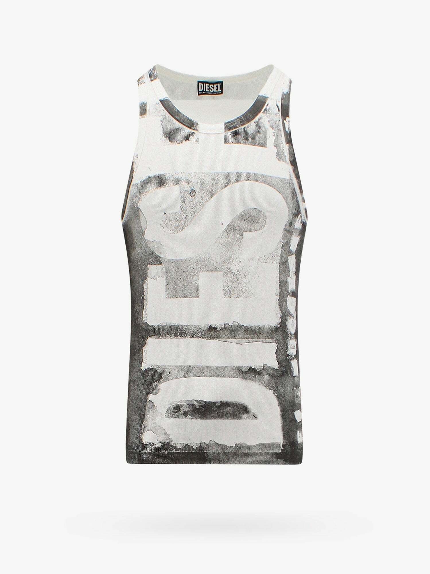 Diesel Tank Top White Mens Diesel