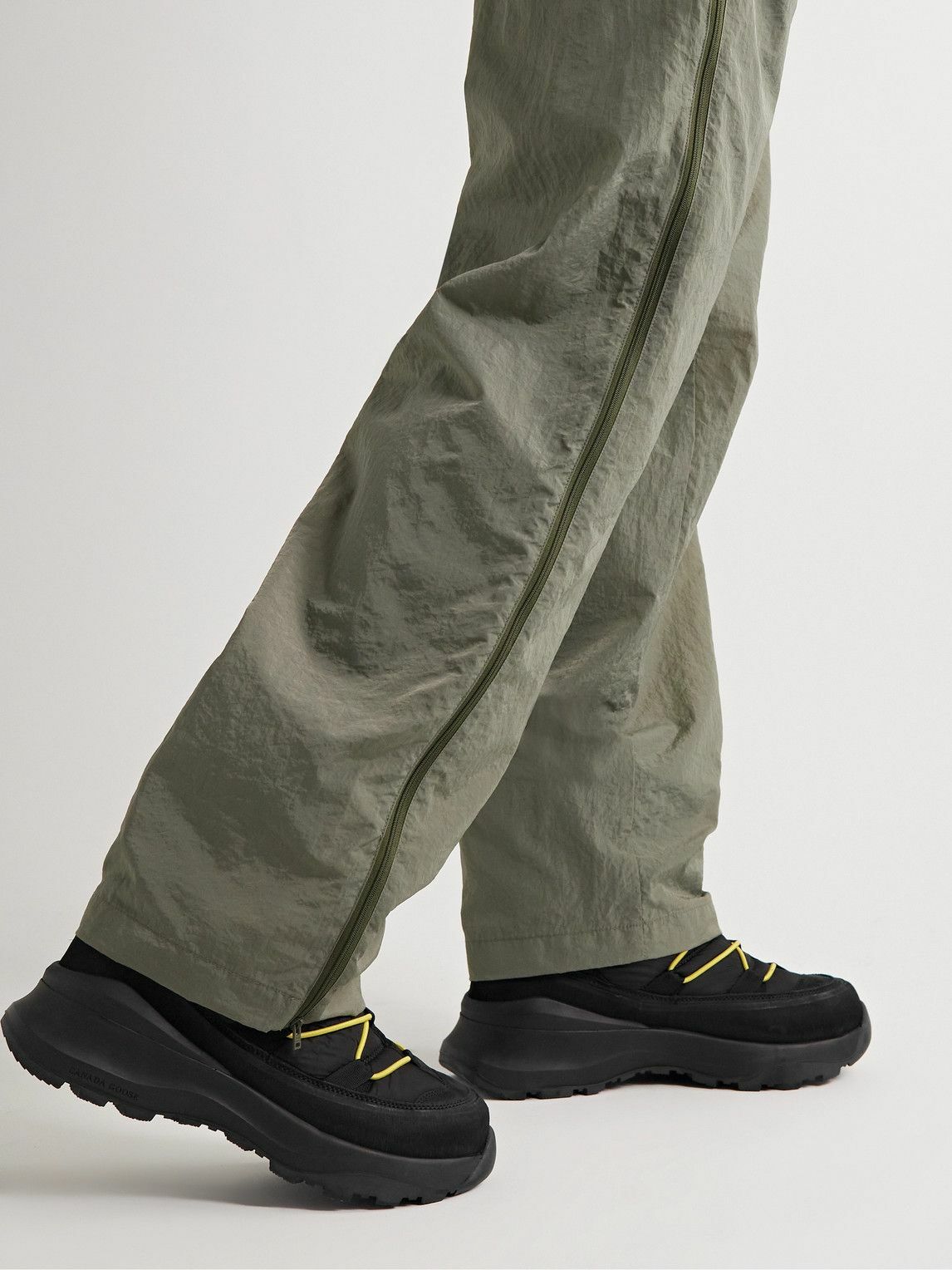 Canada Goose Toronto SuedeTrimmed Quilted Shell Boots Black Canada