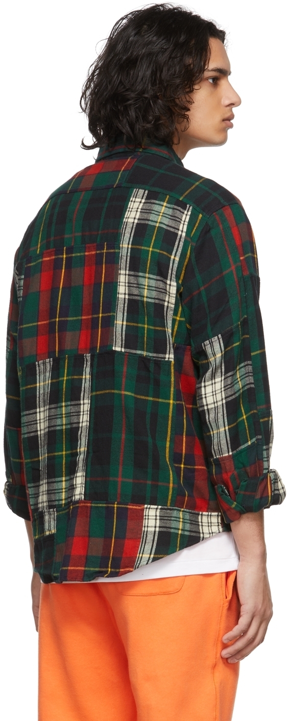 Polo Ralph Lauren Green & Red Flannel Classic Fit Shirt