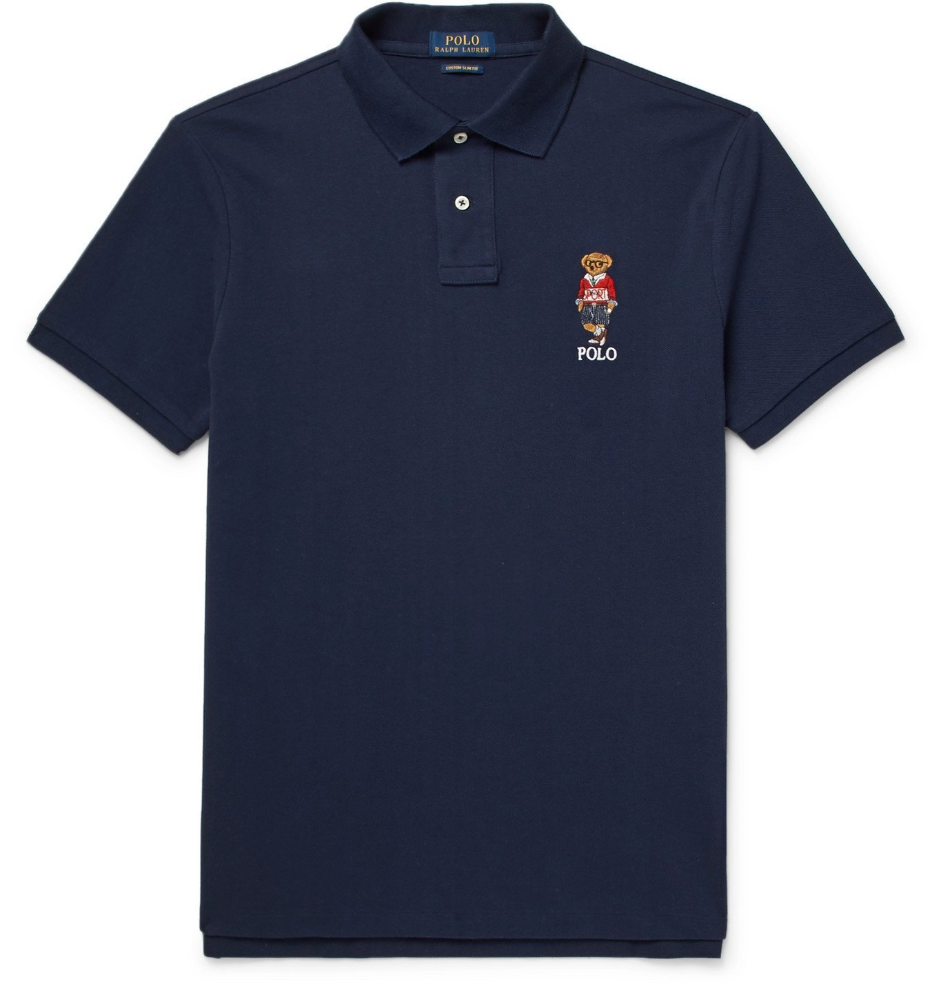 Polo Ralph Lauren - Slim-Fit Logo-Embroidered Cotton-Piqué Polo Shirt ...