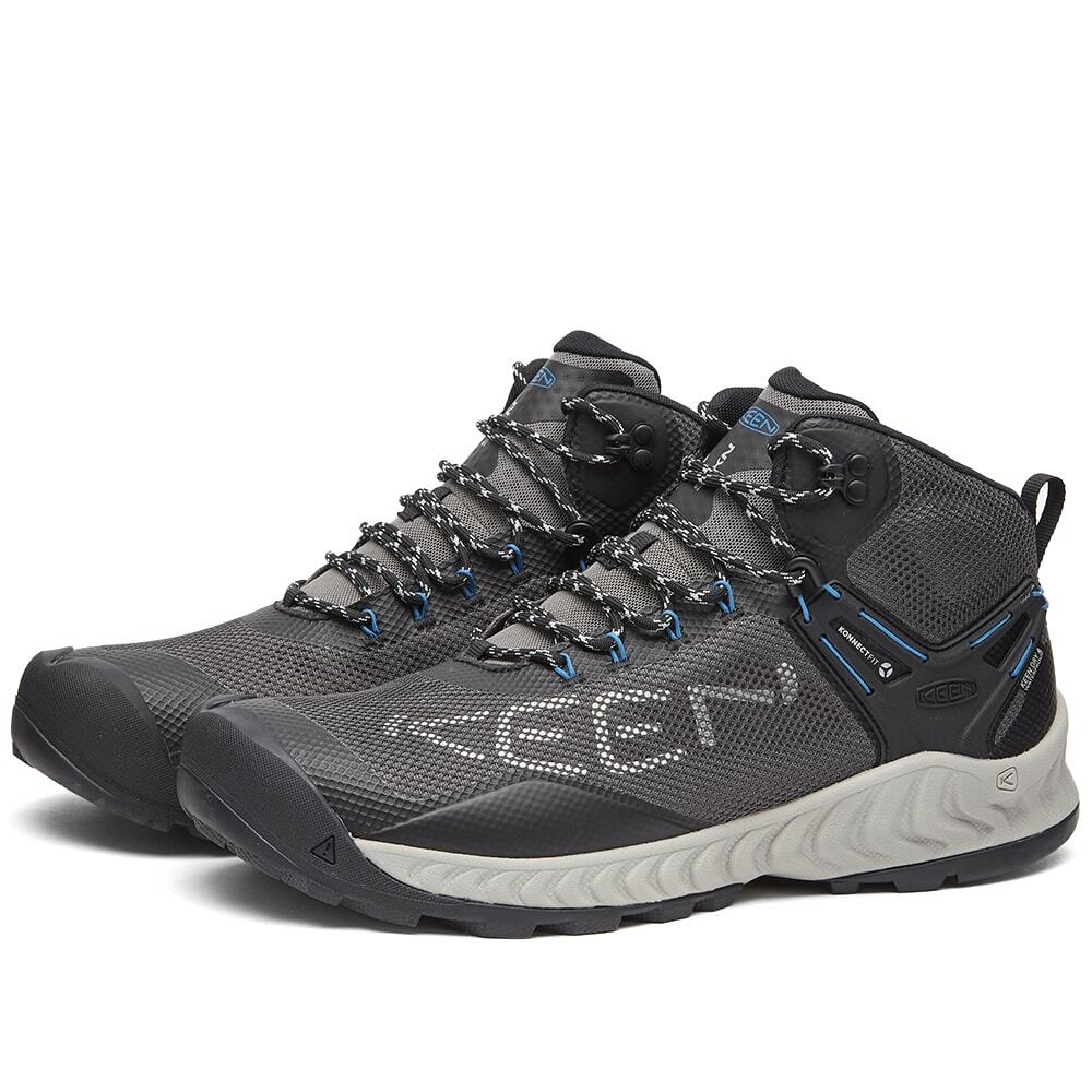 Keen Men's Nxis Evo Mid WP Sneakers in Black KEEN