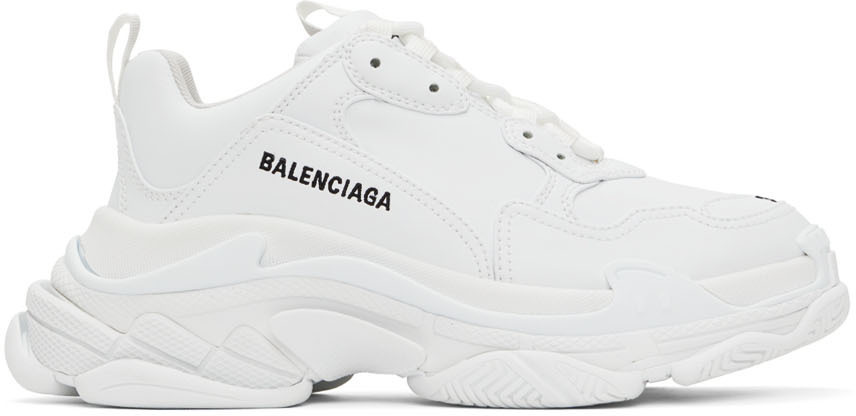Balenciaga White Black Low Top Sneakers main image 0