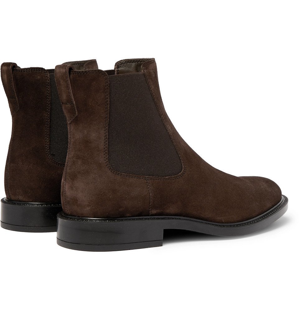 Tod's - Suede Chelsea Boots - Dark brown Tod's