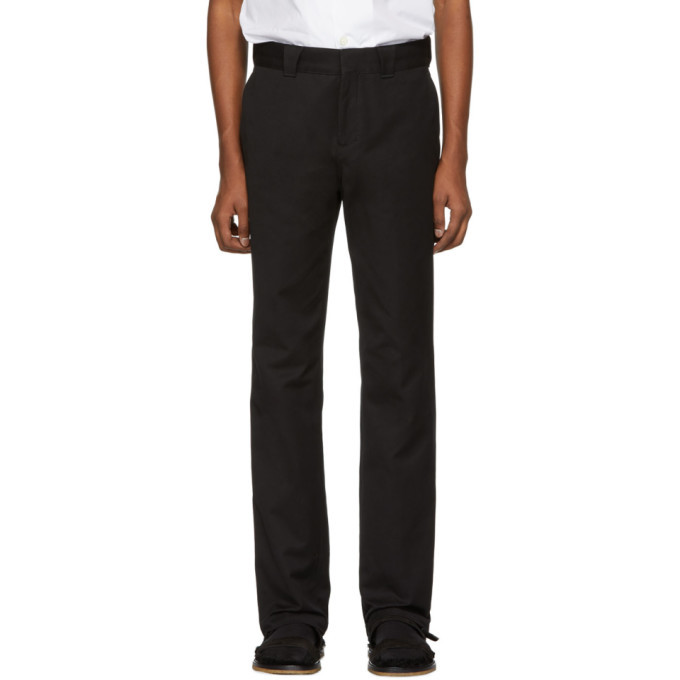 burberry black trousers