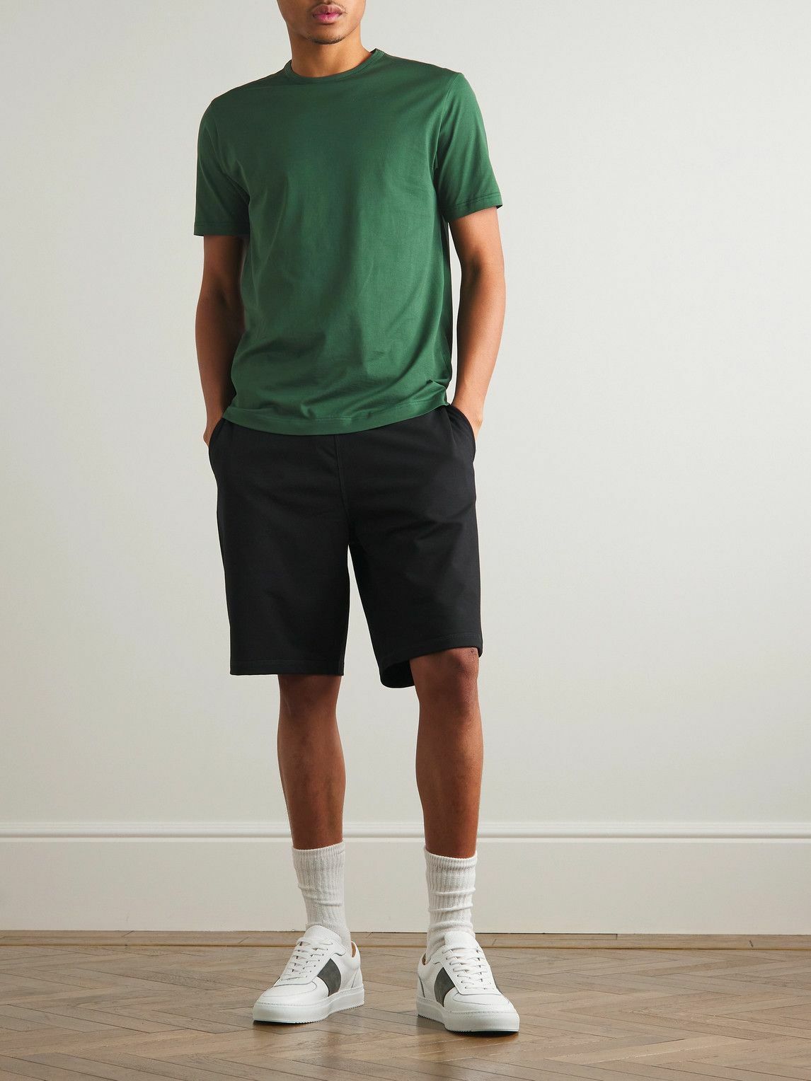 Sunspel CottonJersey TShirt Green Sunspel