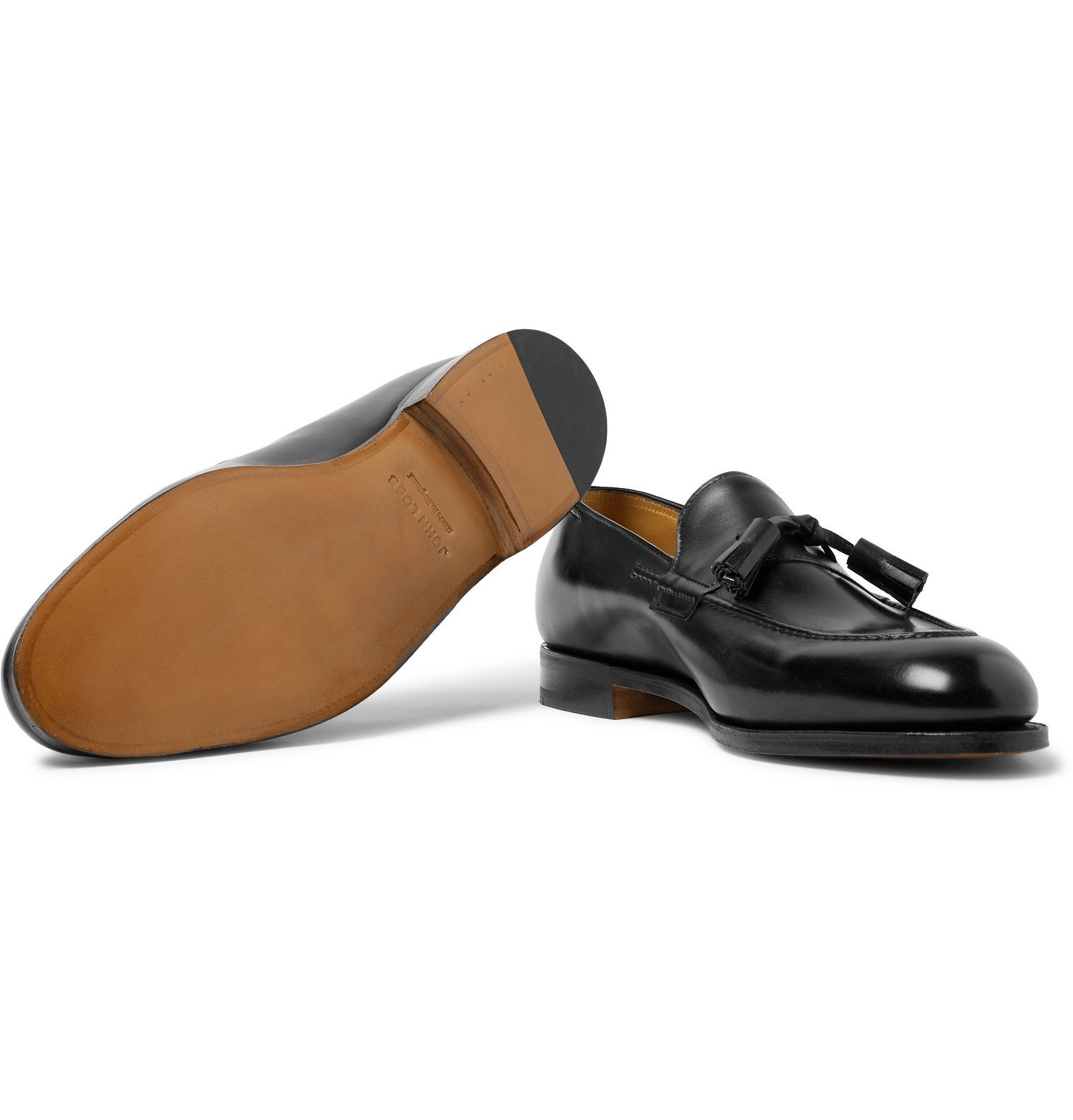 John Lobb - Callington Museum Leather Tasselled Loafers - Black John Lobb