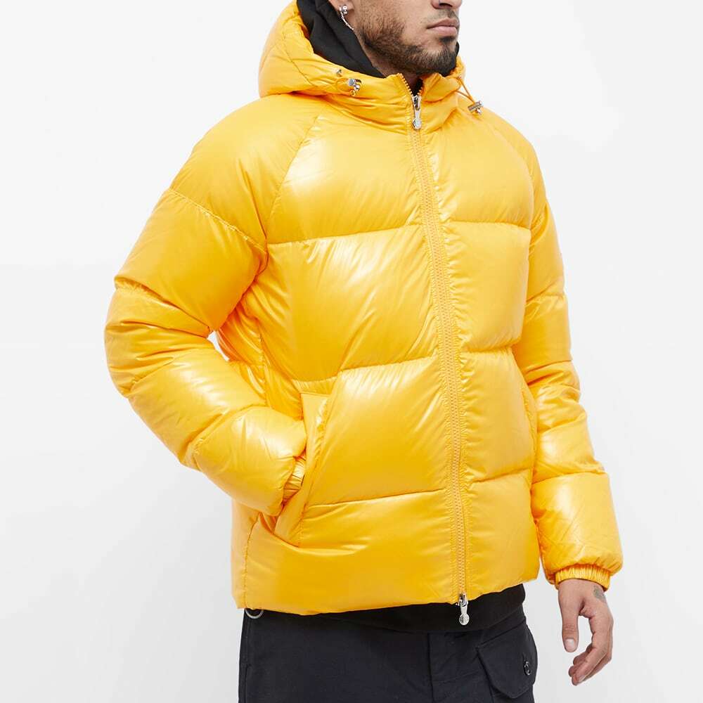 Pyrenex Men's Sten Hooded Down Jacket in Spectra Yellow Pyrenex