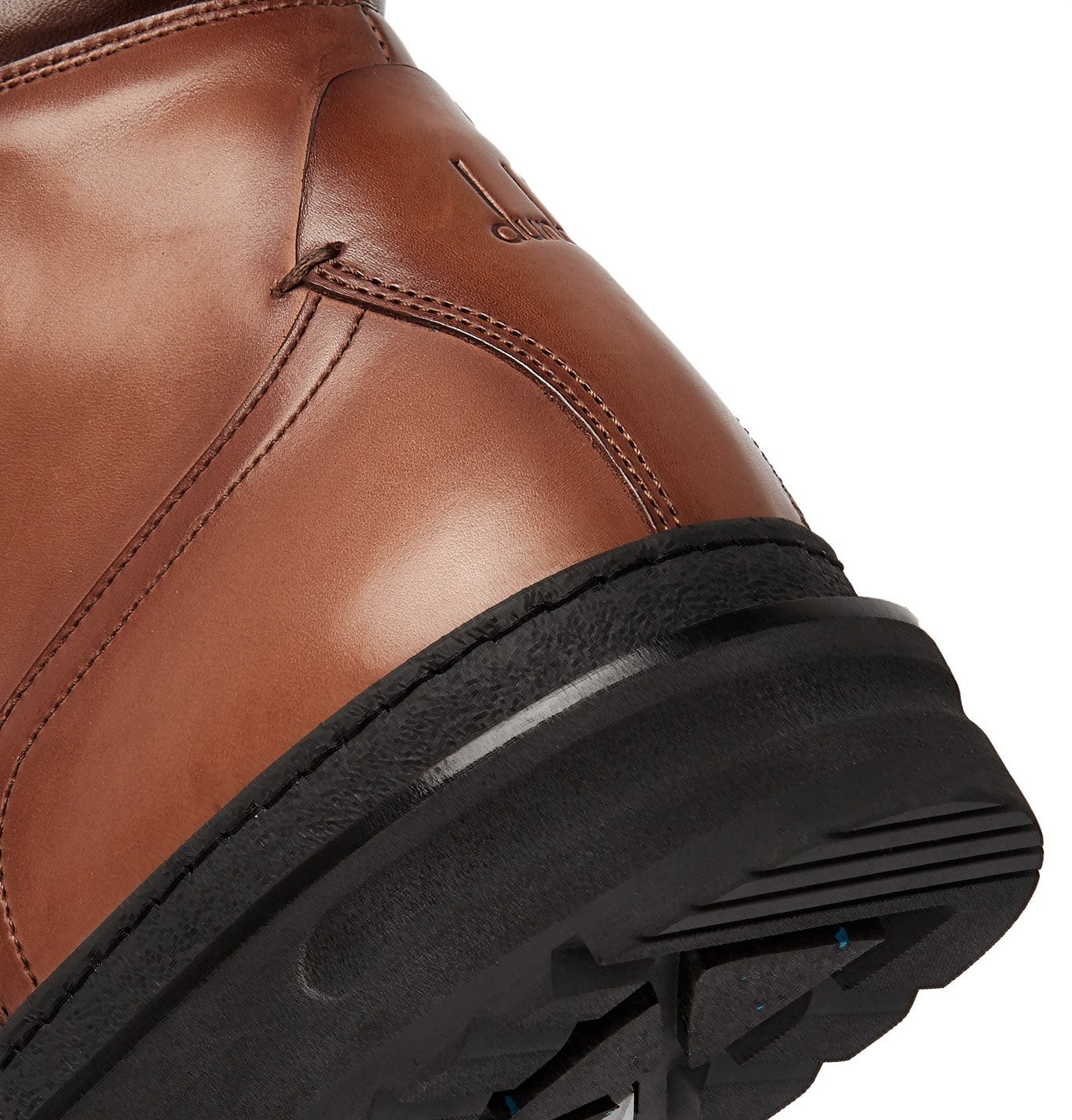 Dunhill - Traverse Burnished-Leather Boots - Brown Dunhill