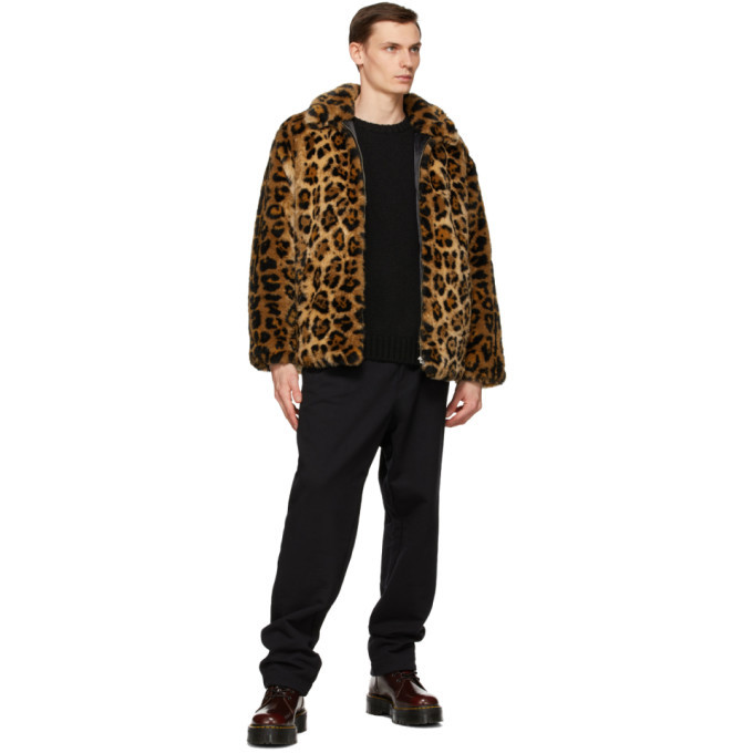 wacko maria fur coach jacket