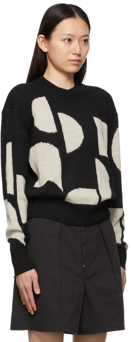 Isabel Marant Etoile Black & Off-White Kris Sweater