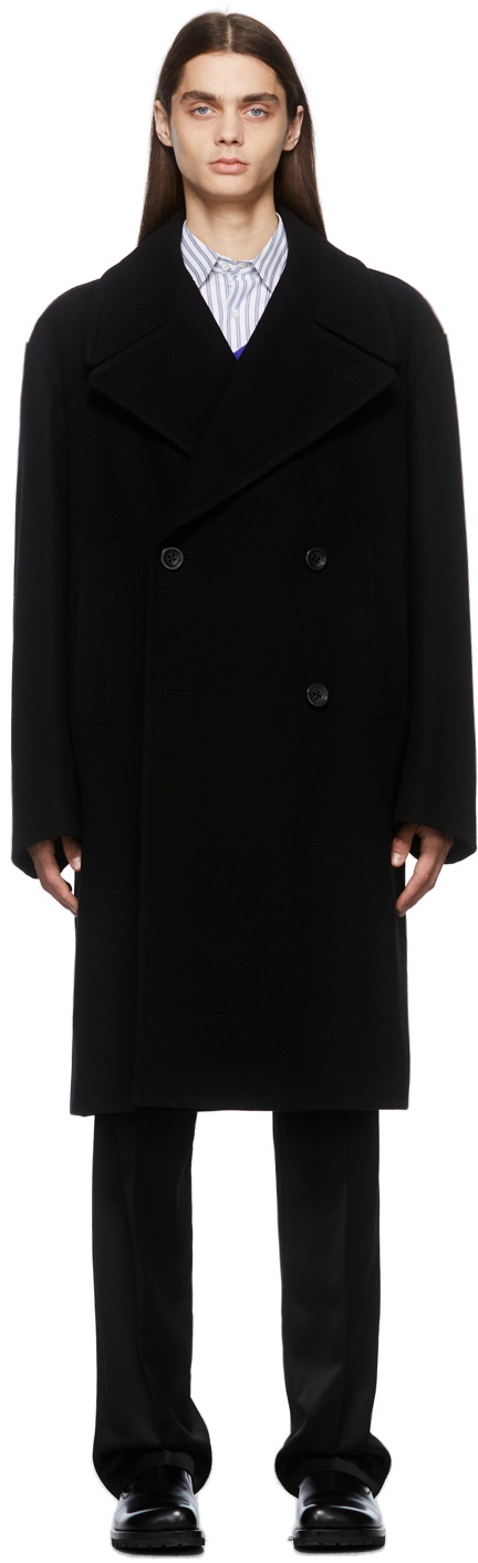 Dries Van Noten Wool Double-Breasted Coat Dries Van Noten