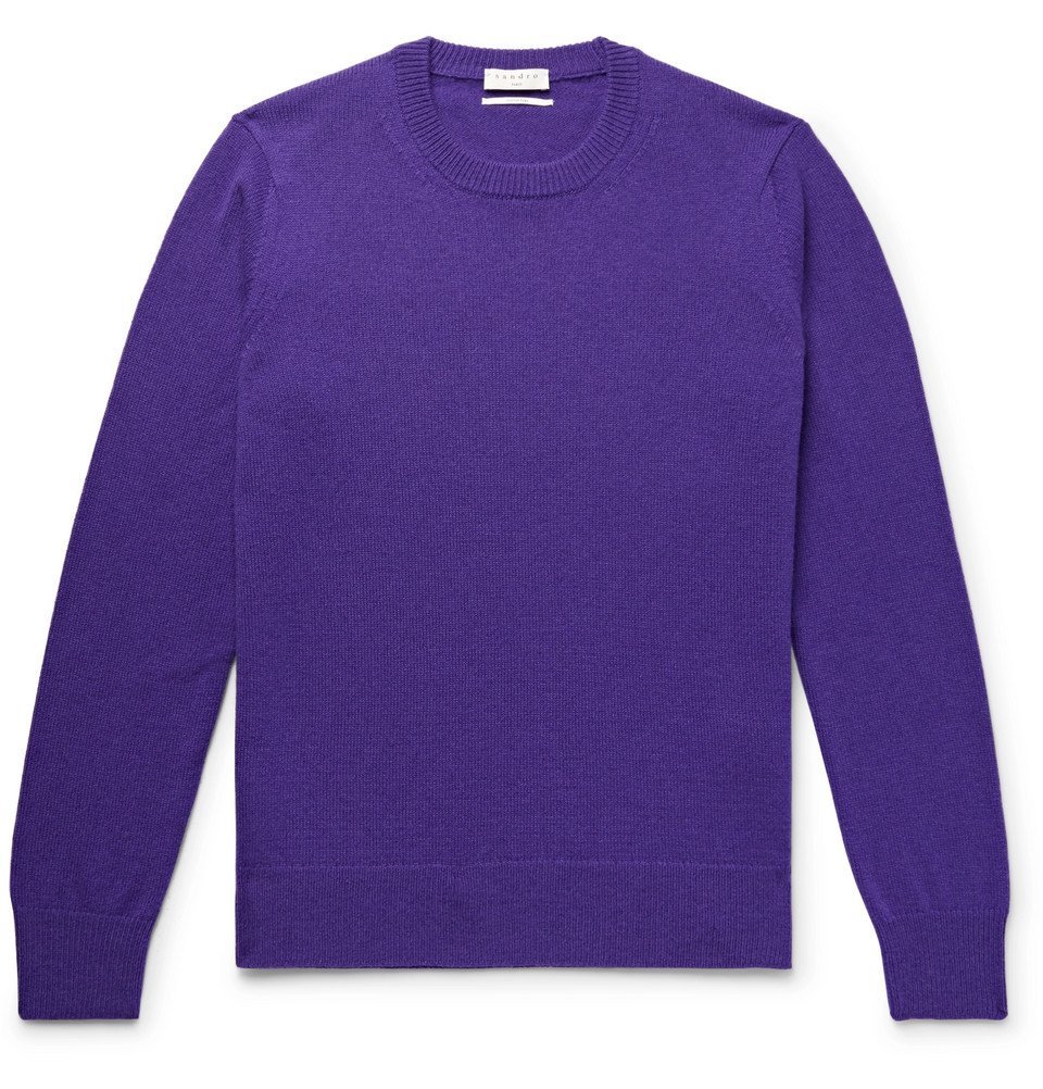 purple sweater mens