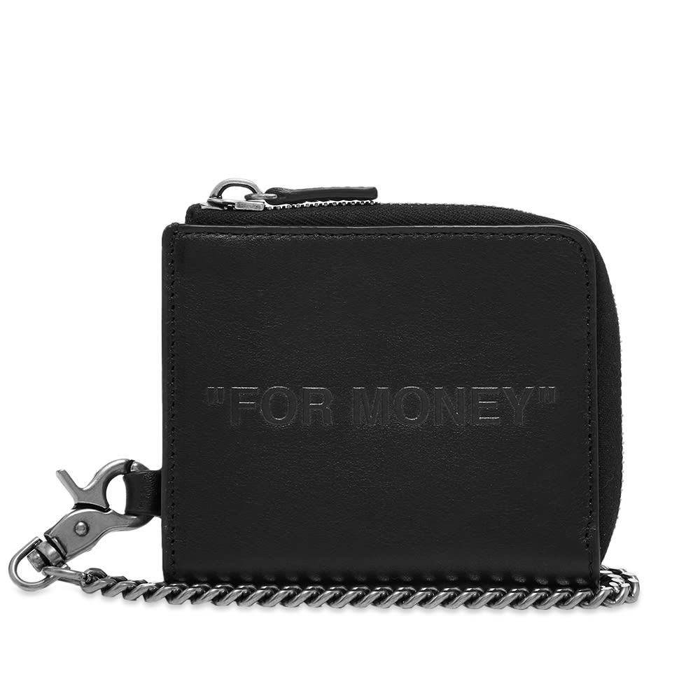 Photo: Off-White Debossed Quote Chain Wallet