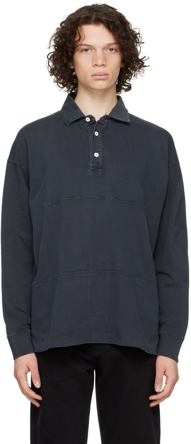 Schnayderman's Black Rugby Polo Schnaydermans