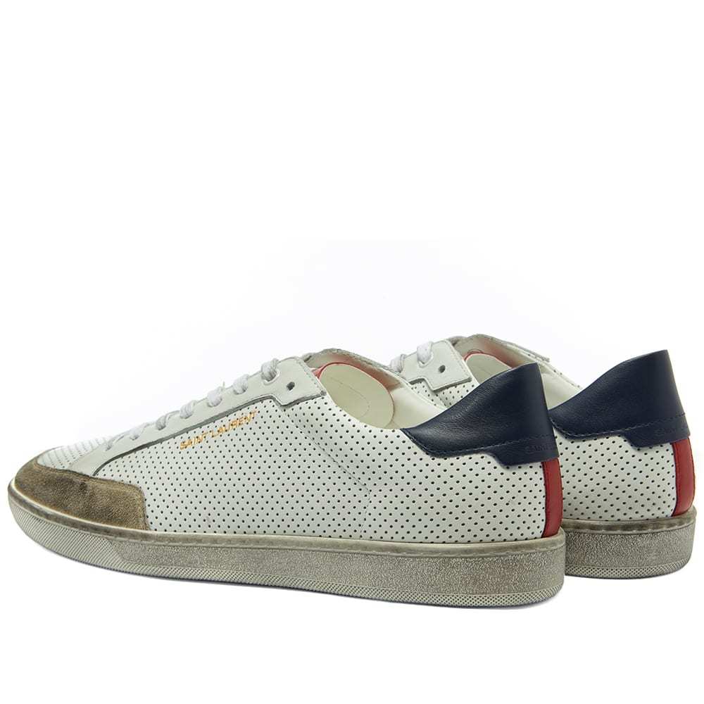 saint laurent perforated sneakers