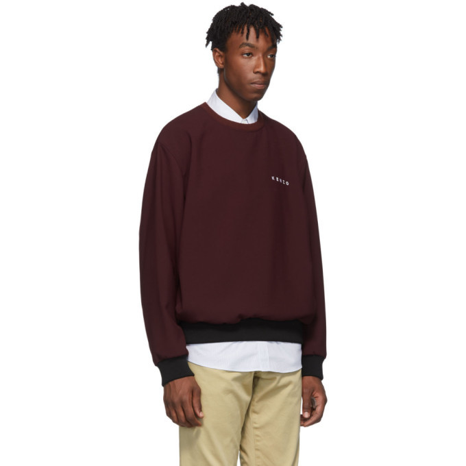 burgundy kenzo sweatshirt