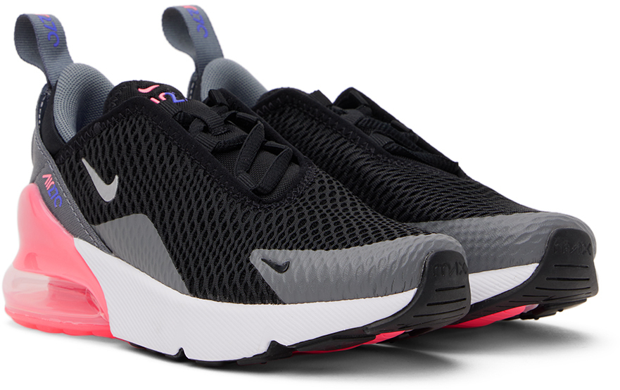 kids all black air max 270