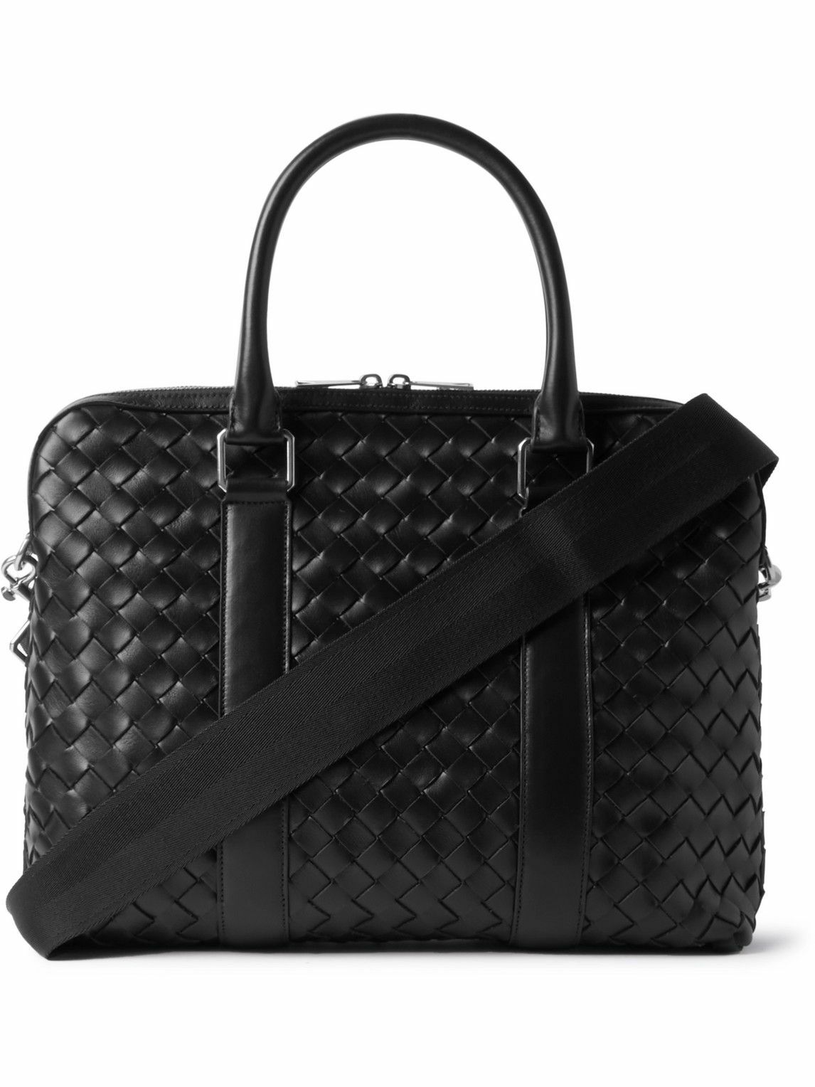 Bottega Veneta - Intrecciato Leather Briefcase Bottega Veneta