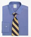 Brooks Brothers Men's Regent Regular-Fit Dress Shirt, Non-Iron Spread Collar | French Blue