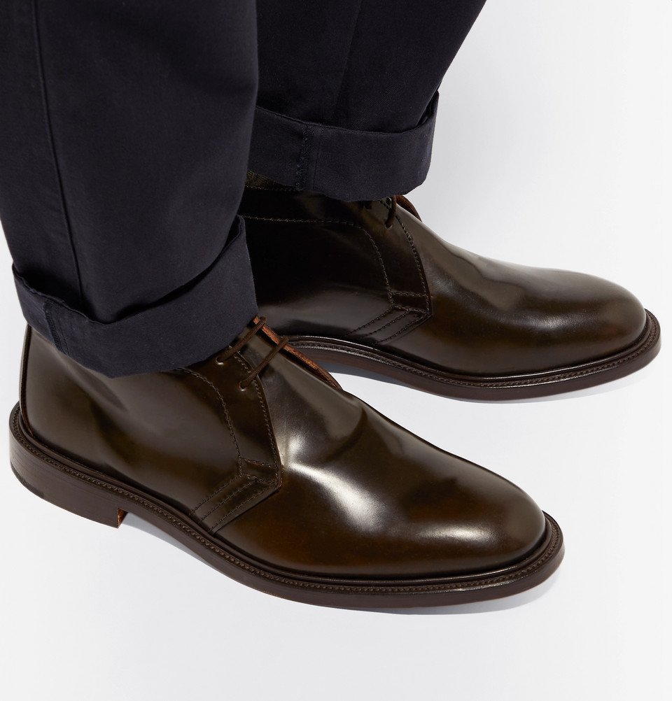 Tricker's - Polo Leather Chukka Boots - Men - Dark brown Tricker's
