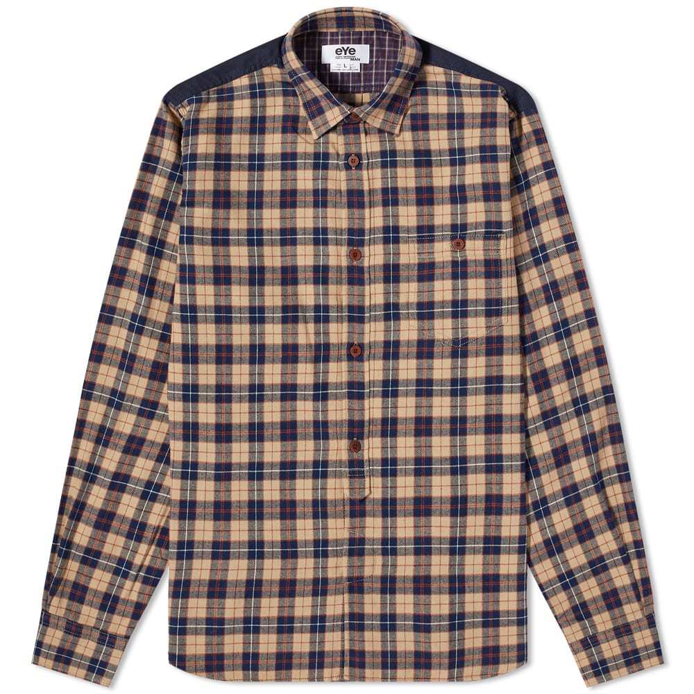 Junya Watanabe MAN x eYe Check Panel Shirt Junya Watanabe