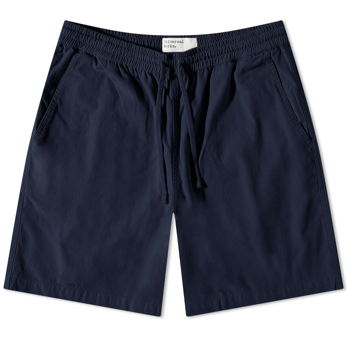 Universal Works Men's Beach Short in Navy Universal Works