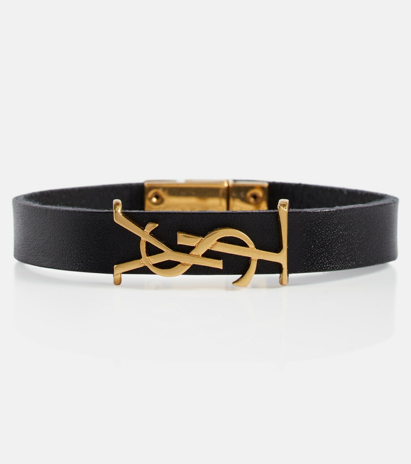 Saint Laurent Opyum leather bracelet Saint Laurent