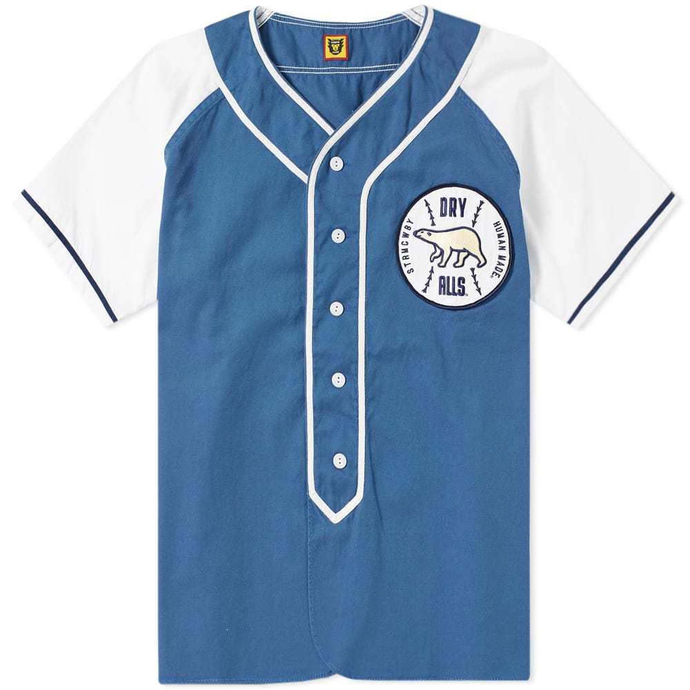 Human Made Baseball Shirt Blue Human Made