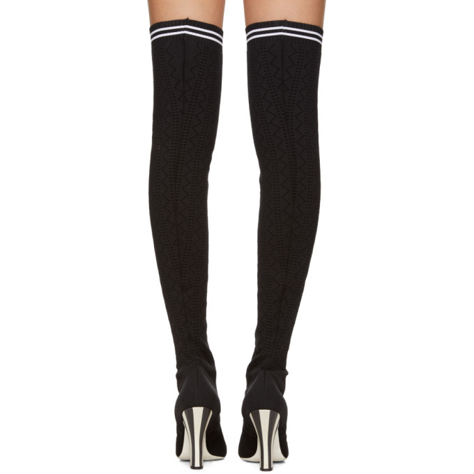 fendi over the knee sock boots
