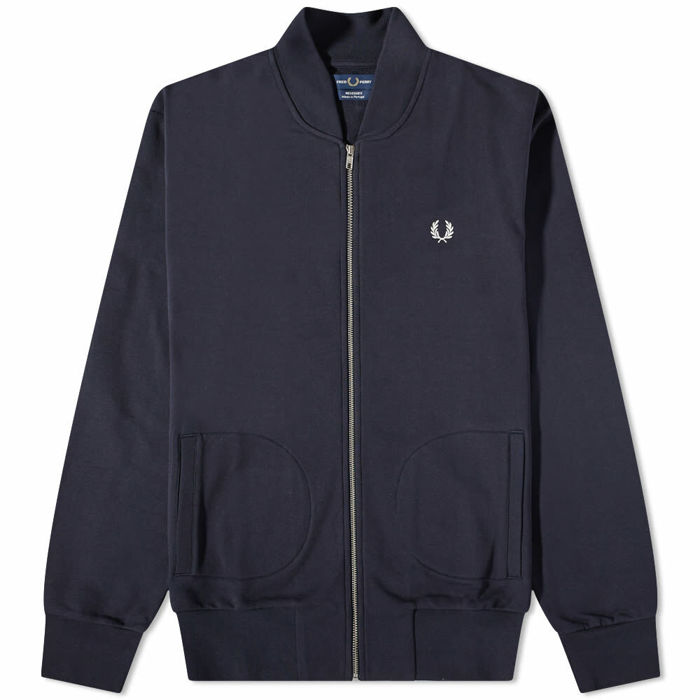 Fred Perry Men's Loopack Bomber Jacket in Navy Fred Perry