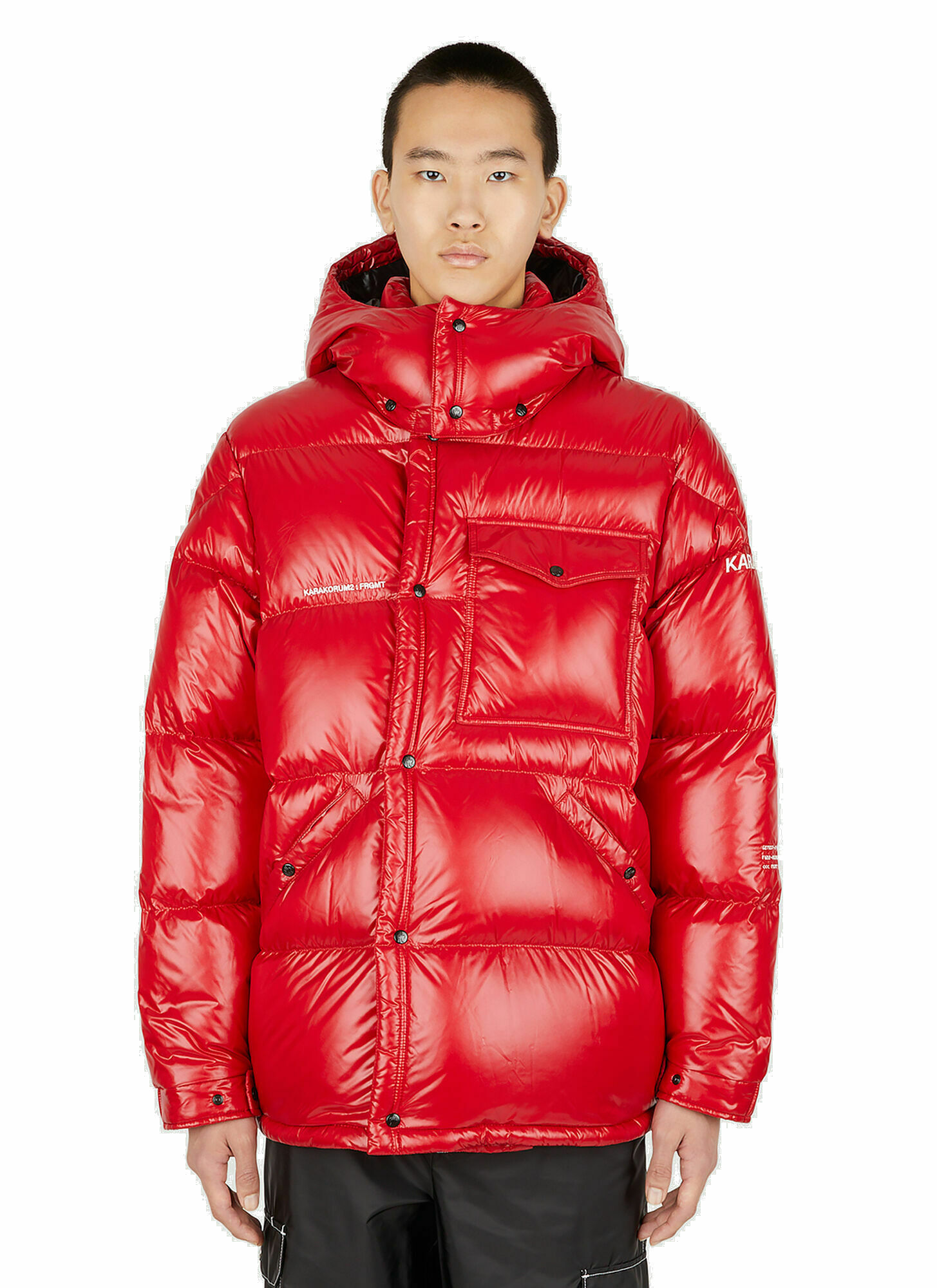 Photo: Anthenium Hooded Jacket in Red