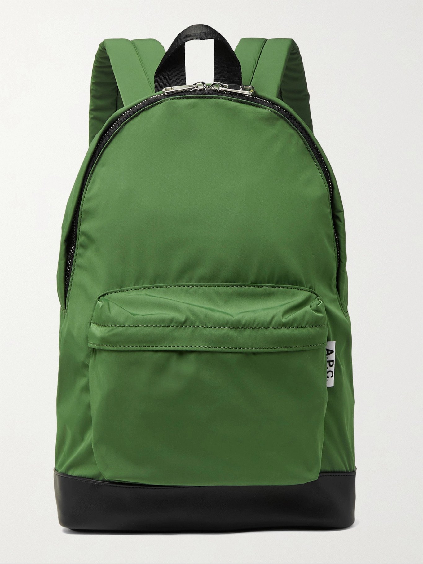 apc leather backpack