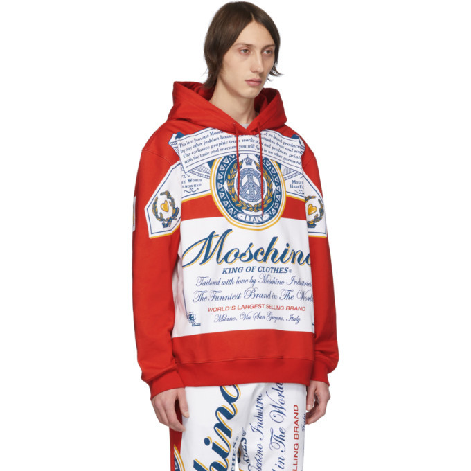Moschino Red and White Budweiser 