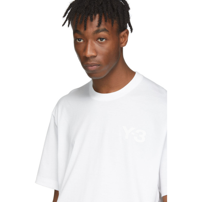 Y-3 White Logo T-Shirt Y-3