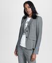Brooks Brothers Women's Houndstooth Brooks, Cool Merino Wool Jacket | Grey