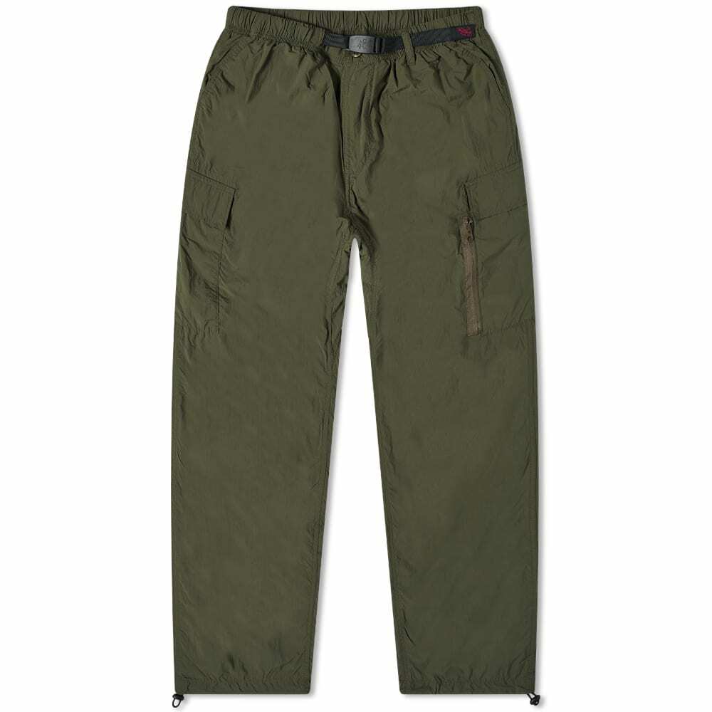 Gramicci Men's Light Nylon Cargo Pants in Olive Gramicci