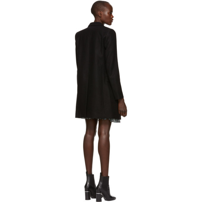 Isabel Marant Etoile Black Iken Wool Coat