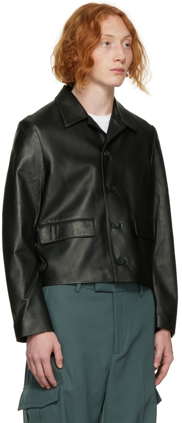 Second/Layer Black Mad Dog Leather Jacket Second/Layer