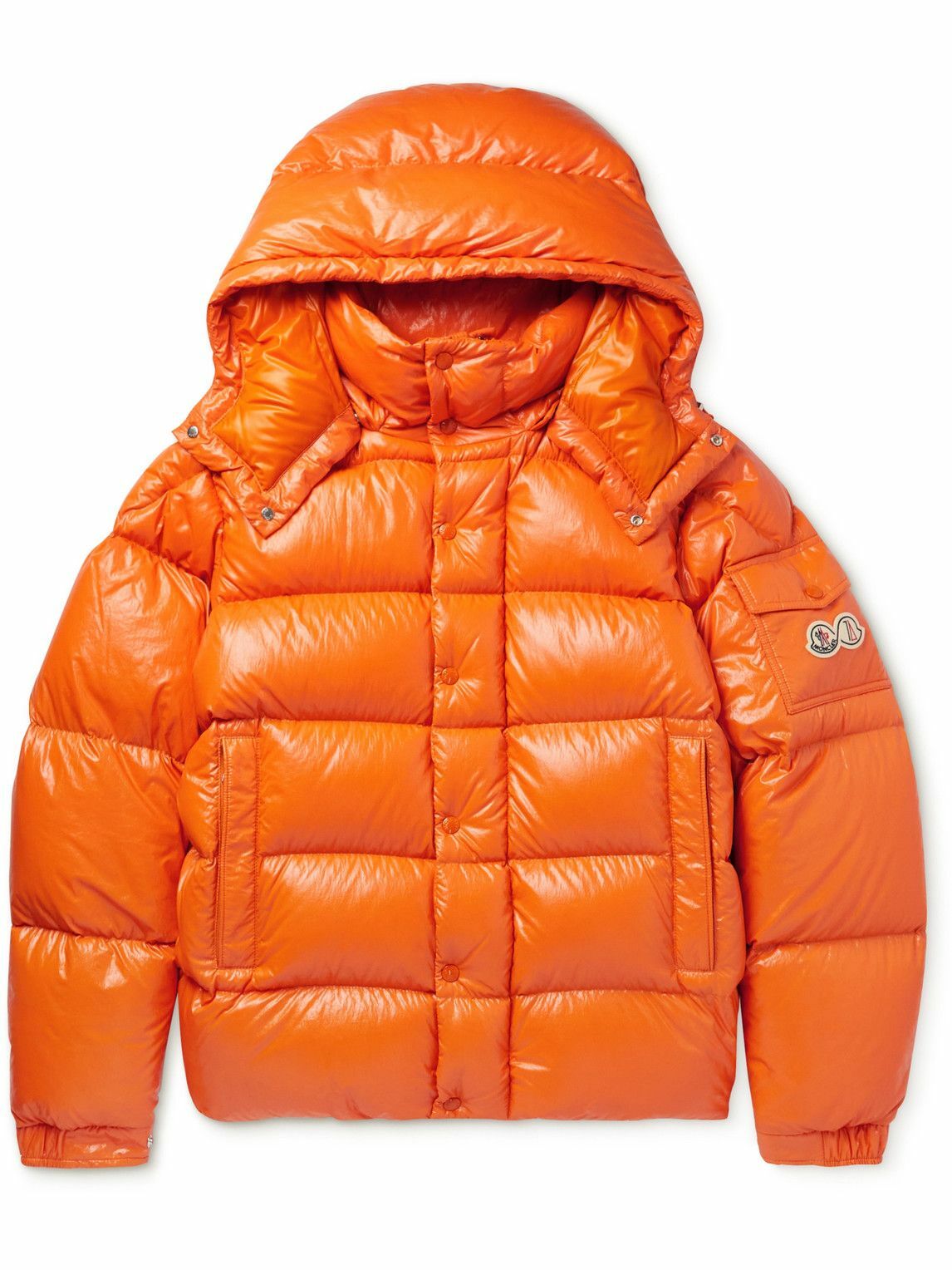 Moncler - Maya 70 Logo-Appliquéd Quilted Shell Hooded Down Jacket ...