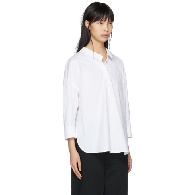 Kuho White Oversized Tonet Shirt Kuho