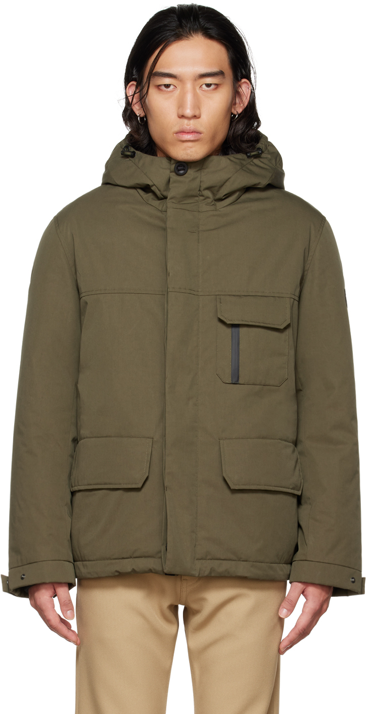 Yves Salomon - Army Green Patch Jacket